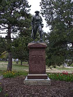 Grey Duck Garlic, WWI and II Memorial planting